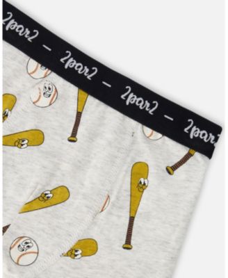 Boys Cotton Printed Boxers Pack Of 3