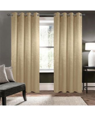 100% Polyester 200 GSM Arlo Embossed Blackout Grommet Curtain Panel