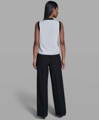 Women's Button-Down V-Neck Sweater