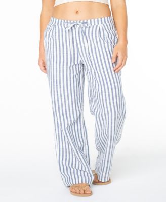 Women's Mavericks Stripe Print Straight Leg Trousers