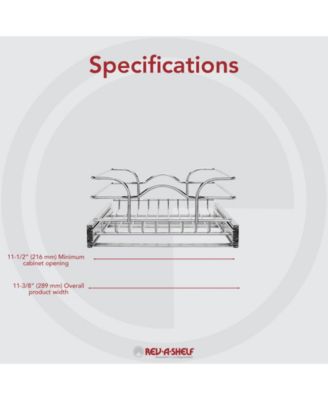5WB1-1222CR-1 12"x22" Single Pull Out Basket (Refurbished)