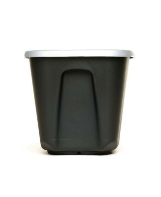 6610BKTS.10 10 Gallon Durable Molded Plastic Storage Bin with Secure Lid