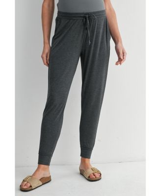 Maternity Relaxed Fit High Rise Joggers