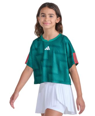 Girls' 8-16 Short-Sleeve Printed World Cup Soccer Top