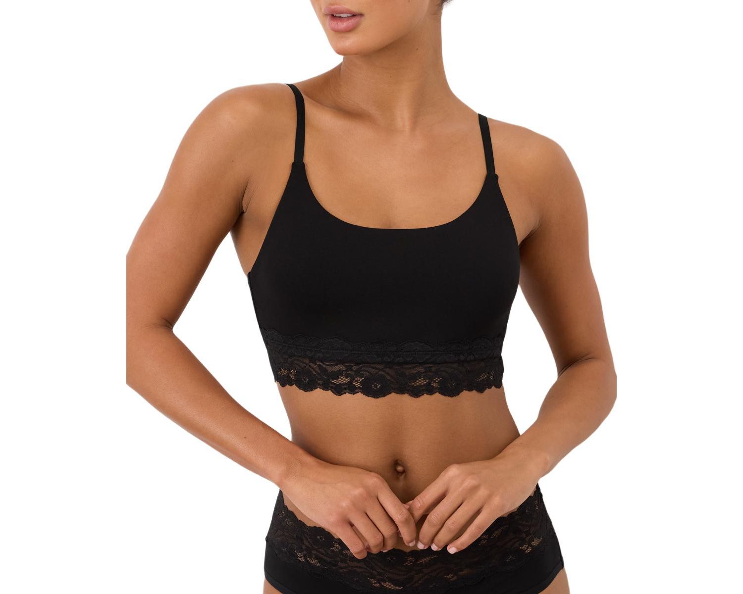 Women's Lace Modern Scoop Bralette Made With Organic Cotton