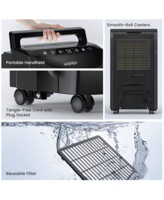 2500 sq ft Dehumidifier for Basement – Intelligent Control, Auto Drain