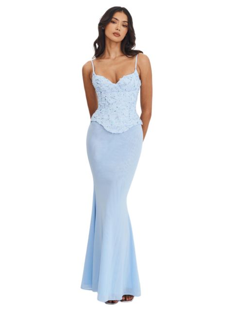 Женское платье Miss Circle Aurielle Sweetheart Mermaid Peplum Maxi