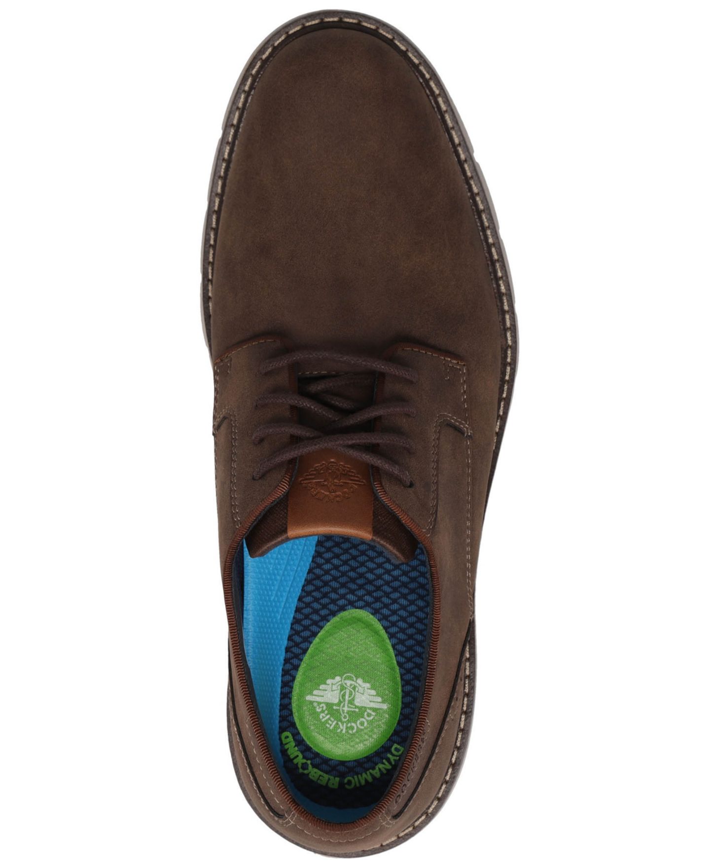 Обувь Dockers Men's Emil Casual Lace-Up Oxfords, цвет: Коричневый / Серо-коричневый — фото 4