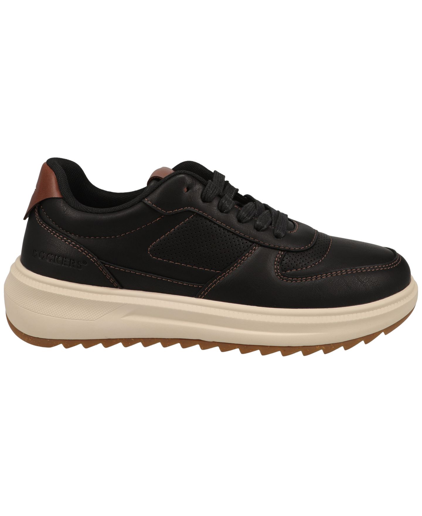Мужские кроссовки Dockers Active Rebound Platform Lace-Up, цвет: Чёрный — фото 2