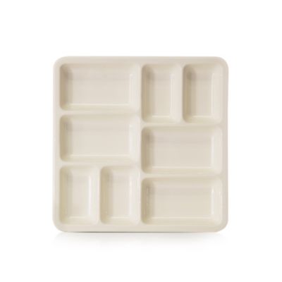 Ceramic Watercolor Paint Palette Tray - 8 Well Ceramic Palette