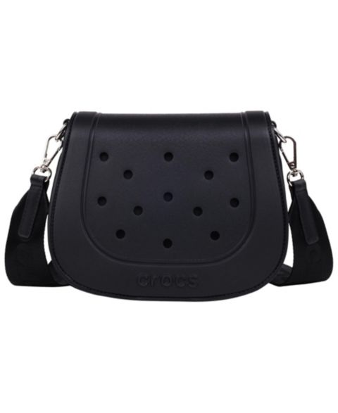Женские сумки Crocs Crocssbody, цвет: Чёрный
