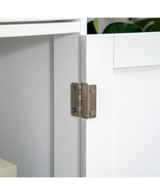 Bathroom Storage Cabinet with 2 Drawers & Adjustable Shelf,