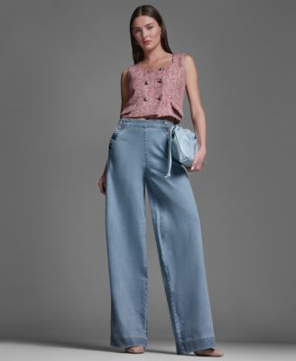 Women's Square Neck Double Breasted Vest