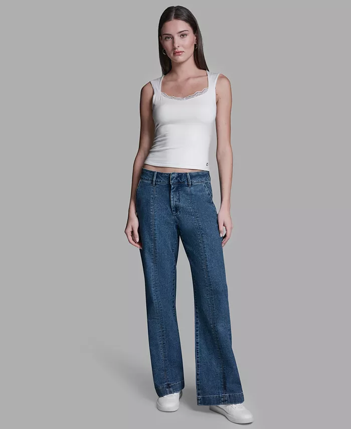 Women's Mid-Rise Flared Jeans - thumbnail 2