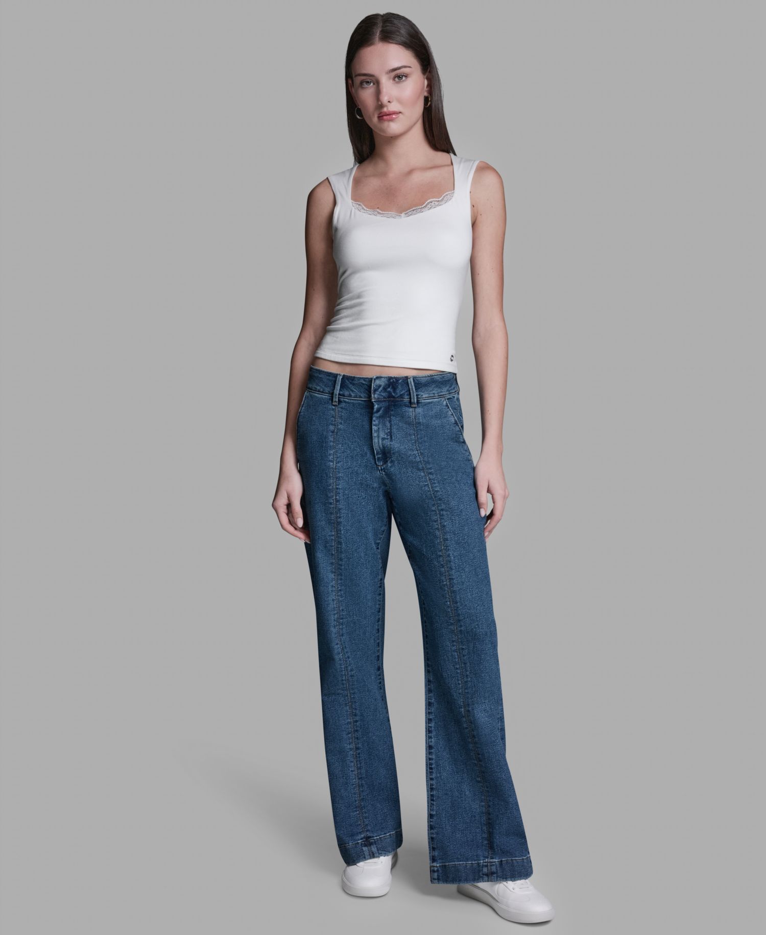 Women's Mid-Rise Flared Jeans