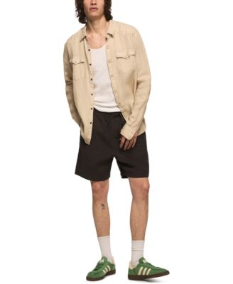Men's Pull-On Linen Shorts