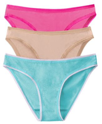 Women's Mesh Hip Bikini Underwear 3 Pack 3202P3