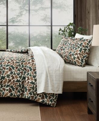 Mod Camo Print 7-Pc. Comforter Set, Full