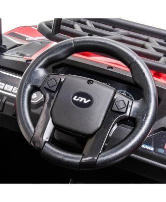 12V Kids UTV with Music, Lights, MP3/USB, Suspension, Camo