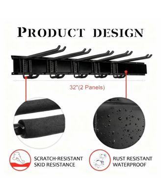 Heavy-Duty Ski Rack for 10 Pairs, Multi-Use, Easy Install