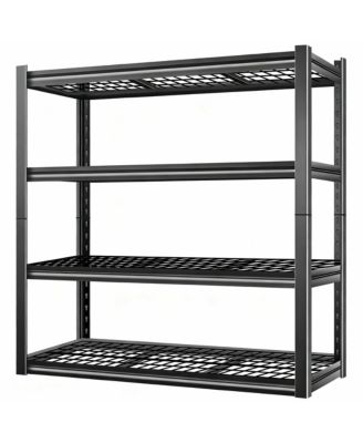 4-Tier Adjustable Steel Shelving