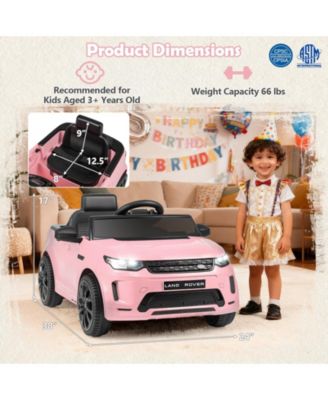 Licensed Land Rover Kids Ride on Car 12V Battery Powered Kids Electric