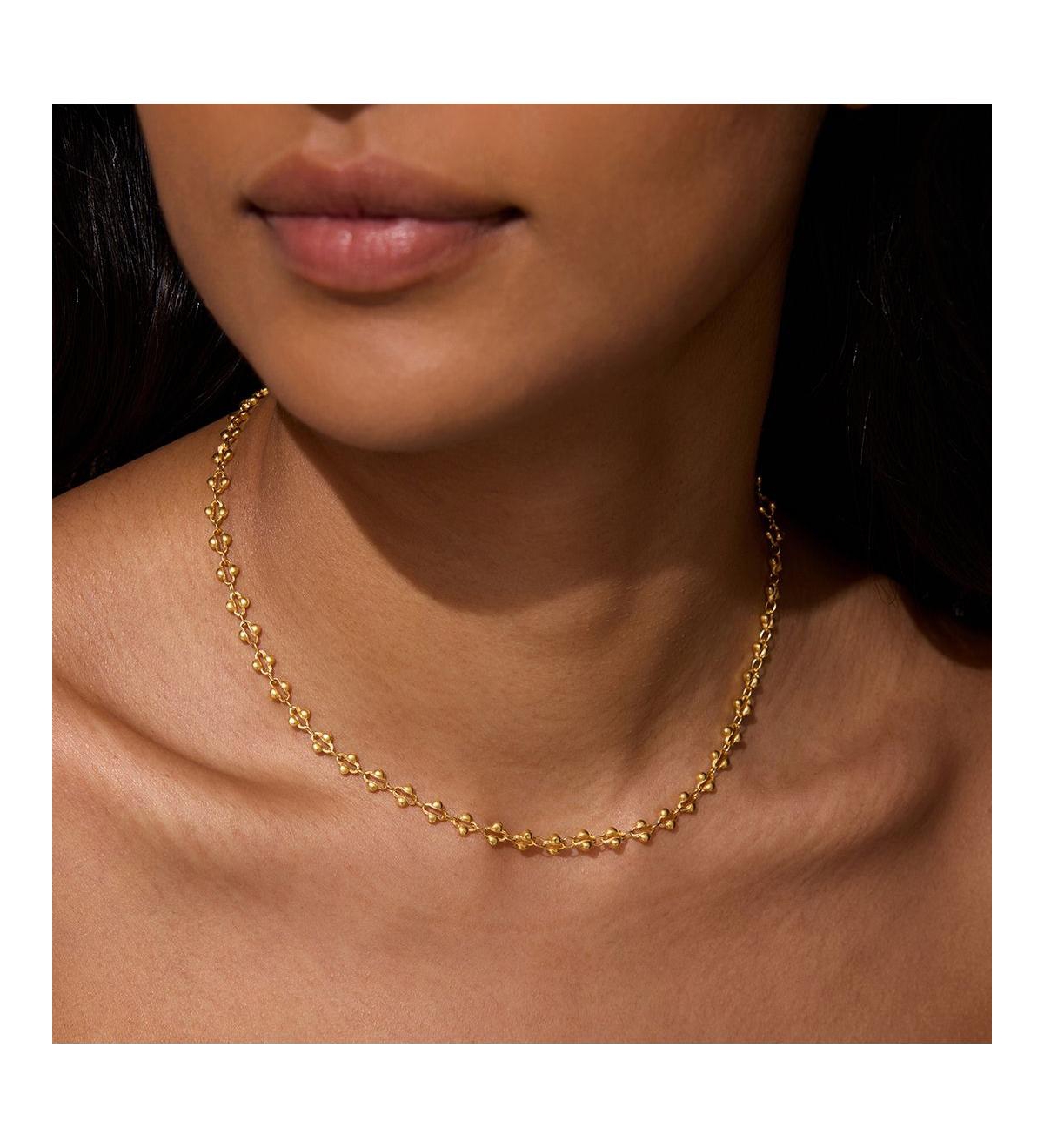 Satya Jewelry Golden Hour Coin Chain Necklace