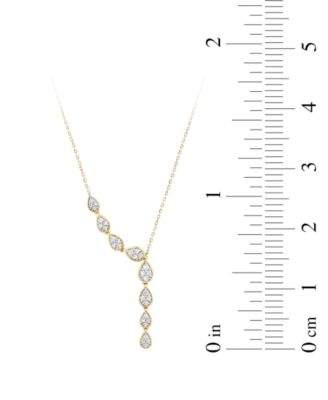 Diamond Necklace (1/2 ct. t.w.) in 14k Yellow Gold 