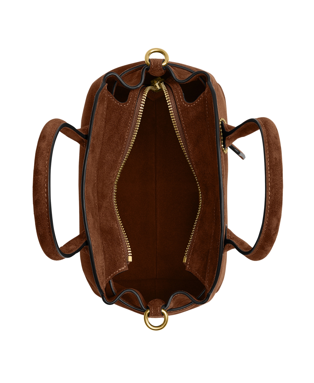 Coach Suede Soft Empire Carryall Small Shoulder Bag