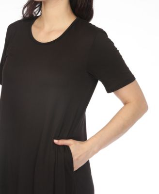 Women's Crew Neck T-Shirt Dress