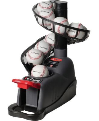 Mechanical Baseball Soft Toss Machine with Adjustable Angles & Step On Paddle Launch, Compatible with Regulation Baseballs