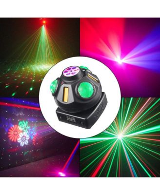 3-Head Magic Ball Beam Light - 360° Rotation with DMX & Auto Mode