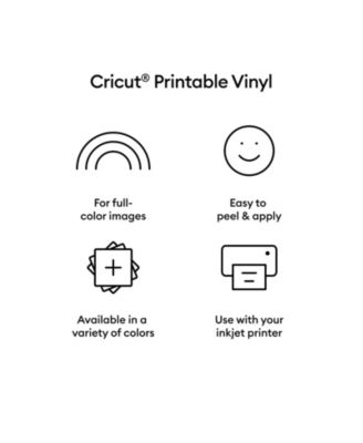 Printable Vinyl Sheets - 8.5 x 11 in, 40 Count, Transparent