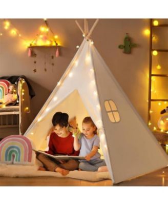 Teepee Tent for Kids with Mat – Indoor Play Tent with Mat