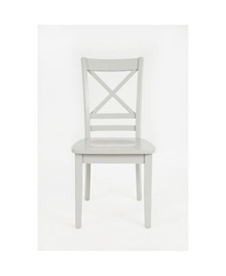 Simplicity Solid Wood Classic Cross-Back Dining Chair (Set of 2