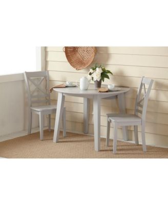 Simplicity Solid Wood Classic Cross-Back Dining Chair (Set of 2