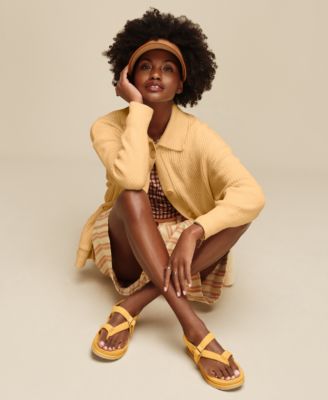 Women's GoldenGaze Open Toe Flat Sandals