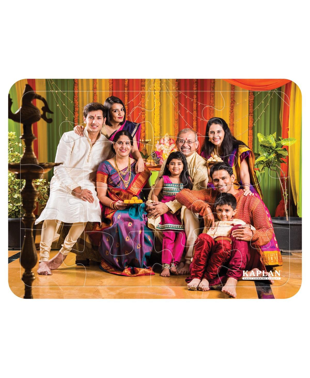 Kaplan Early Learning Families of the World Puzzles - Set of 6