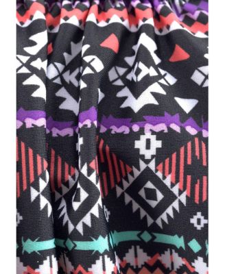 Women's Oversized Blouson Tankini Top with Soft Integrated Cups