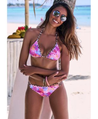 Women's Leopard Cheetah Floral Classic Bikini Swimsuit Bottom