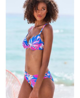 Women's Tropical Classic Bikini Swimsuit Bottom cup sizing