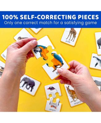 Toddler Matching Puzzle Ages 2–4 – 16 Self Correcting Educational Jigsaw Pieces