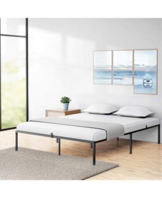 Queen Metal Platform Bed Frame, Heavy Duty Steel Slat Support with 13.8" Height, Queen Size