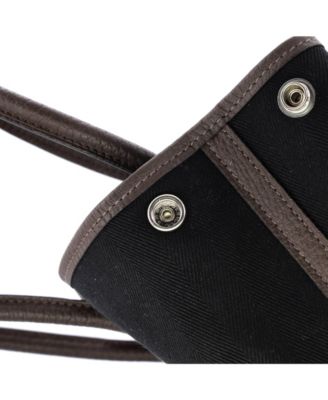 30 Garden Party Tote Toile and Leather