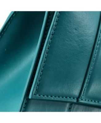 Small Hourglass Top Handle Bag Leather