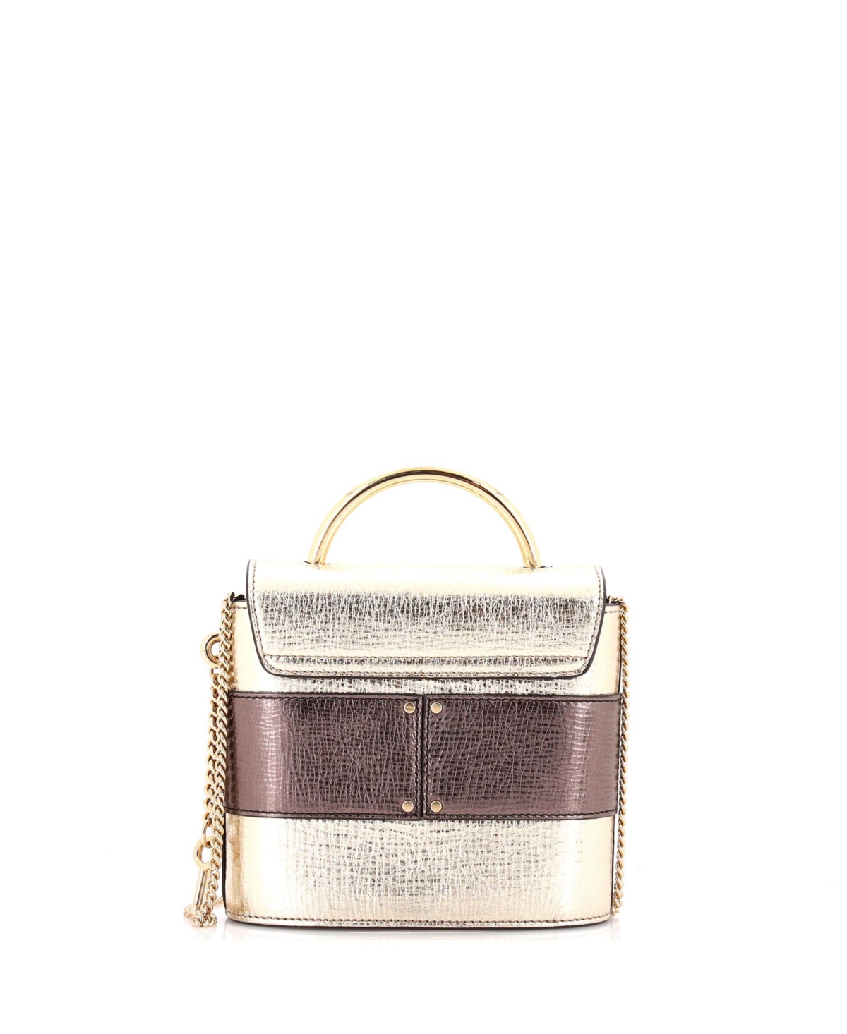 Pre-Owned Chloe Small Aby Lock Bag Leather
