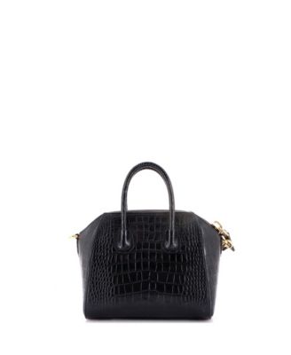 Mini Antigona Bag Embossed Leather