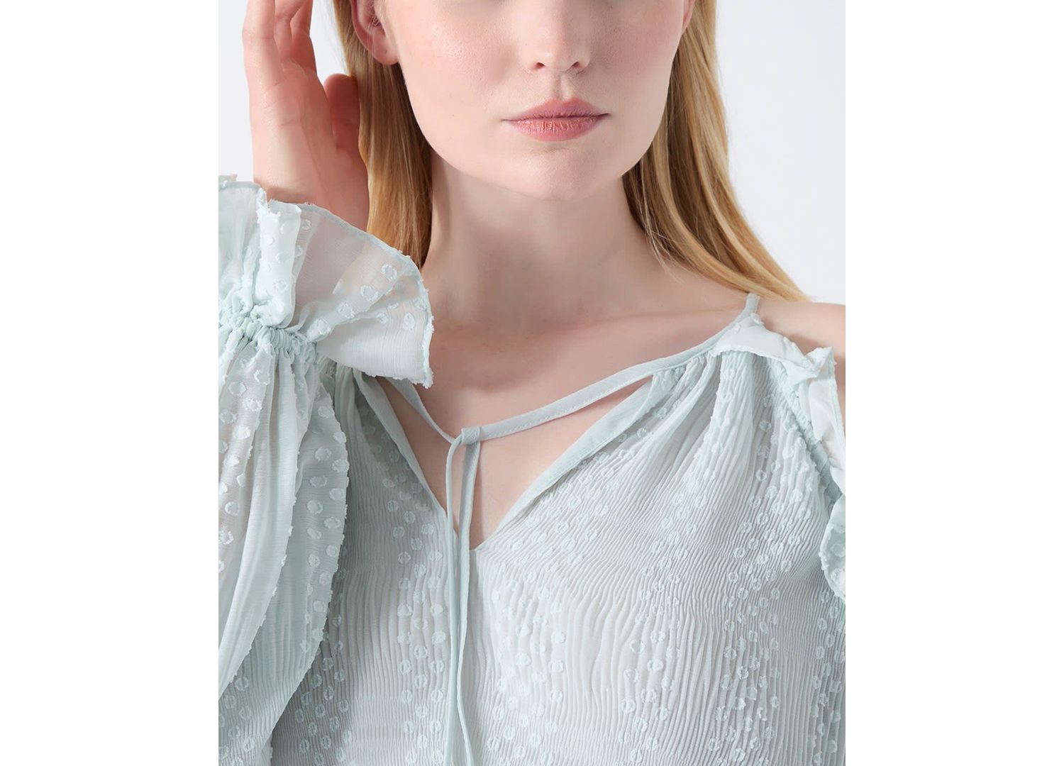 Women's Emilia Long-Sleeve Cold Shoulder Top