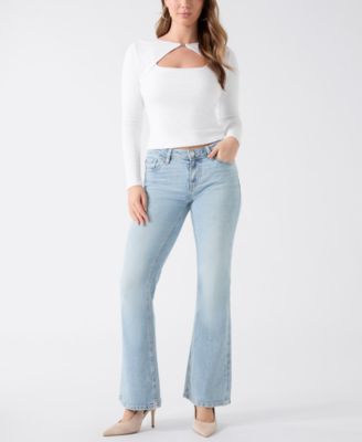 Women's Wren Cutout Long-Sleeve Knit Top 