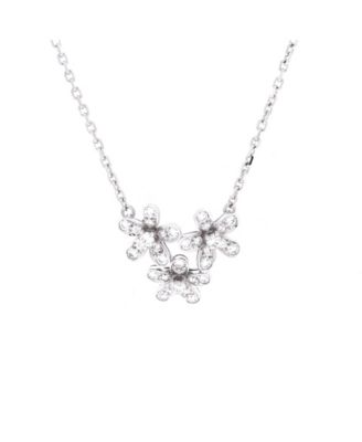 Socrate 3 Flower Pendant Necklace